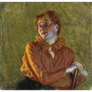 Studio Di Figura Femminile by Angelo Morbelli