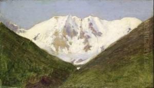 Paesaggio Di Montagna Sotto La Neve