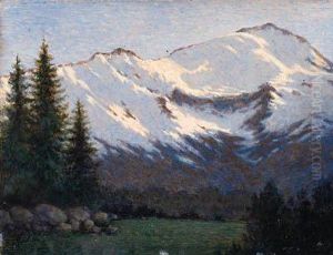 Paesaggio Montano by Angelo Morbelli