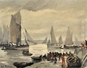 La Cale Des Peches A Douarnenez by Paul Morchain