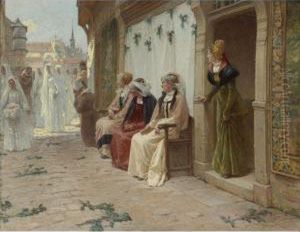 A Convocation Procession by Adrien Moreau