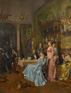 Concert D'amateurs Dans Un Atelier D'artiste