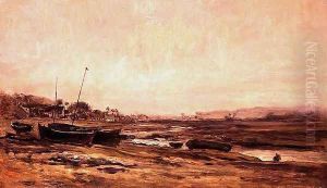 Fishing Boats by Charles-Francois Daubigny