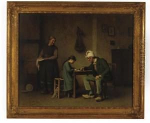 The Lesson by Charles Moreau