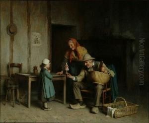 The Birthday Present by Charles Moreau