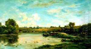 On the Loire by Charles-Francois Daubigny