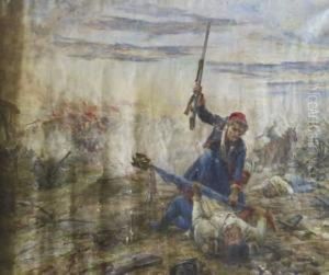 La Bataille De L'alma by Georges Moreau de Tours