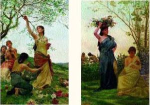 Le Printemps Et L'automne by Georges Moreau de Tours