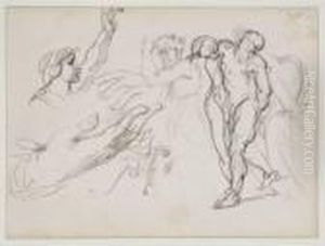 Feuille D'etudes by Gustave Moreau