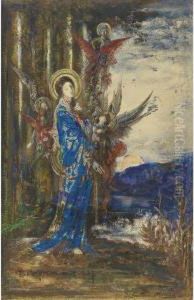 Les Epreuves by Gustave Moreau