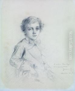 Portrait De Louis Singer A Mi-corps, Portant Un Nud