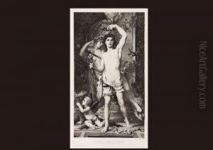 Lejeune Homme Et La Mort by Gustave Moreau