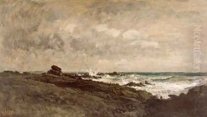 Seascape, c.1867 by Charles-Francois Daubigny