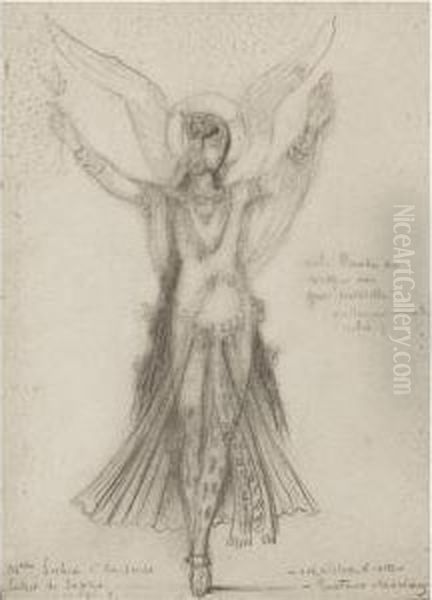 Premiere Danseuse. Mademoiselle Subra. Ballet De 'sapho' - view 1