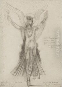 Premiere Danseuse. Mademoiselle Subra. Ballet De 'sapho'