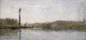 Morning on the Oise, Auvers by Charles-Francois Daubigny