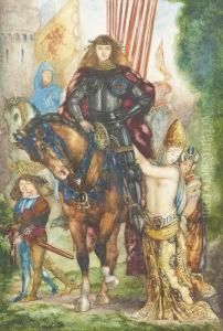 "reitres Et Captives". by Gustave Moreau
