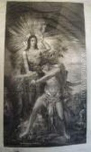 [hercule Arrete Dans Son Elan Par Une Divinite].
