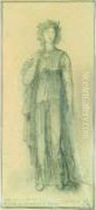 Costume Pompeien, Variante Pour Le Costume De Glycene (opera De Sapho)