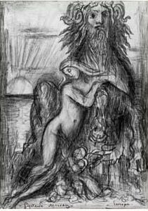 Europe (etude), Vers 1895 by Gustave Moreau