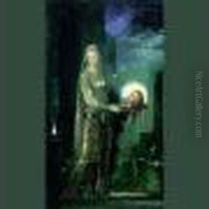 Salome Tenant La Tete De St Jean-baptiste Sur Un Plateau