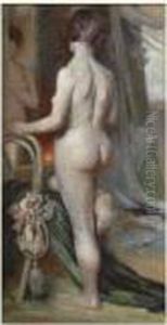 Femme De Dos by Henri Moreau