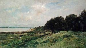 The Coast of Villerville, 1875 by Charles-Francois Daubigny