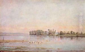 The morning by Charles-Francois Daubigny