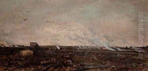 Octobre by Charles-Francois Daubigny