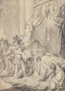 La Mort De Lucrece by Jean-Michel Moreau