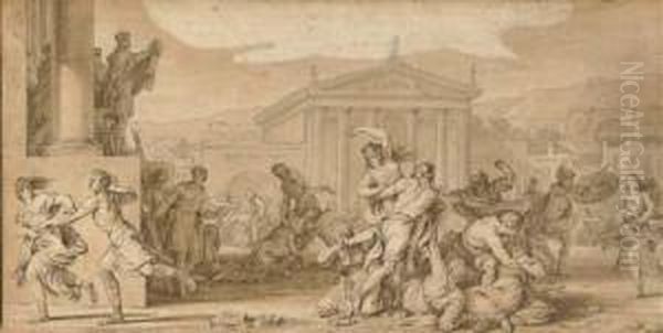 The Rape Of The Sabine Women - view 1