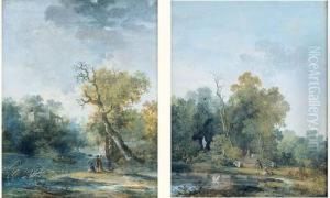 Maroufle Sur Panneau by Louis-Gabriel Moreau the Elder