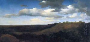Landscape in the Campagna by Charles-Francois Daubigny