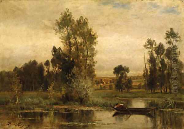Barque sur l'tang (Boat on the Pond) - view 1