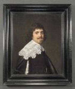 Ritratto Di Gentiluomo Con Colletto Bianco