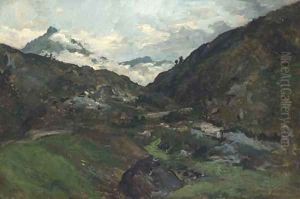 Paysage montagneux by Charles-Francois Daubigny