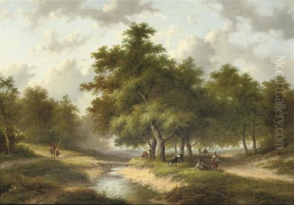Along A Forest Stream - view 1
