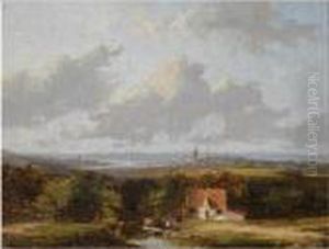 A Panoramic Landscape by Jan Evert Morel