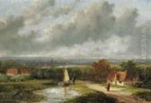 A Panoramic Summer Landscape