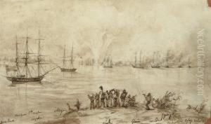 Escadre Franco-anglaise Cevant: Setting Out To Sea