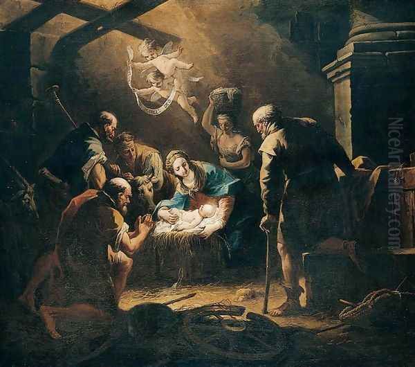 Adoration of the Shepherds c. 1755 - view 1