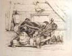 "piece De 30 En Batterie". by Antoine Leon Morel-Fatio