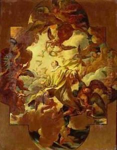 The Apotheosis of St Stephen by Gaspare Diziani