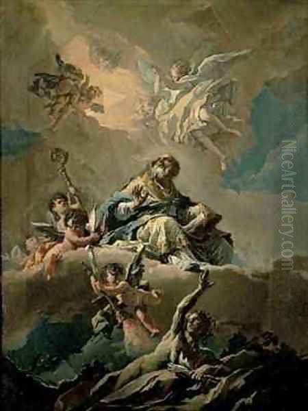 St Ambrose in Glory - view 1