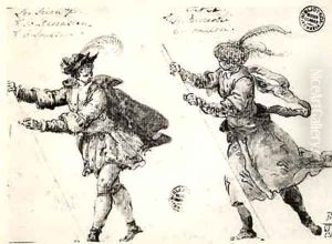 Designs for boatmens festival costumes by Gaspare Diziani