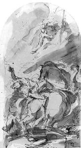 Two Studies for the Conversion of Saint Paul