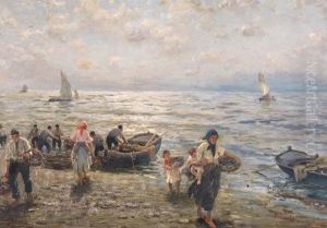 Pescatori Sulla Spiaggia Pescatori Sulla Spiaggia