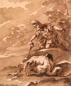 Cadmus and the Dragon by Gaspare Diziani