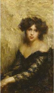 Ritratto Di Nobildonna by Mario Moretti Foggia