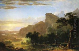 Landscape--Scene from "Thanatopsis"